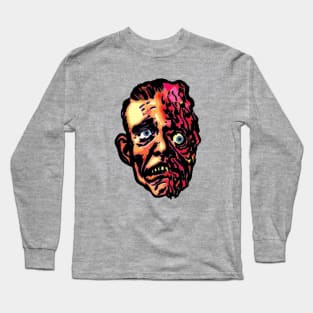 Vintage Melting Man Comic Book Back Pages Long Sleeve T-Shirt